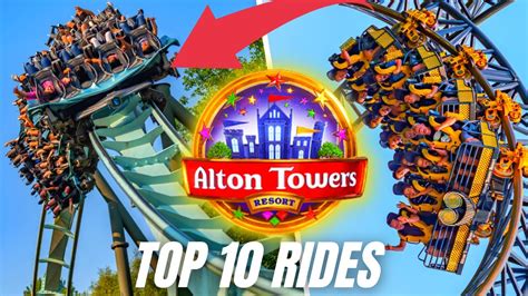Top 10 Best Rides At Alton Towers Youtube