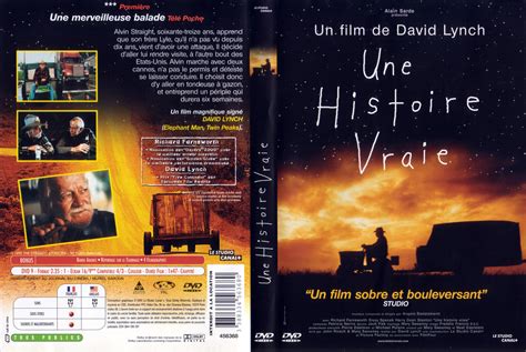 Jaquette Dvd De Une Histoire Vraie Cinéma Passion
