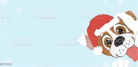 Funny christmas dog cartoon christmas dogs collection vector illustration of funny 25 animated christmas movies that are too cute to resist reihanhijab from thumbs.dreamstime.com. Christmas Card With Cartoon Dog In Santa Hat Stock Illustration - Download Image Now - iStock