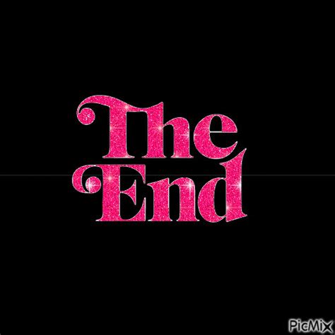 The End Animated Clipart