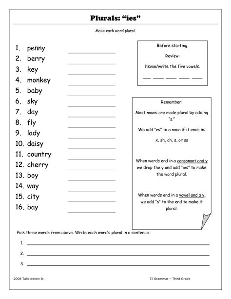 17 Irregular Plural Nouns Worksheet 2nd Grade