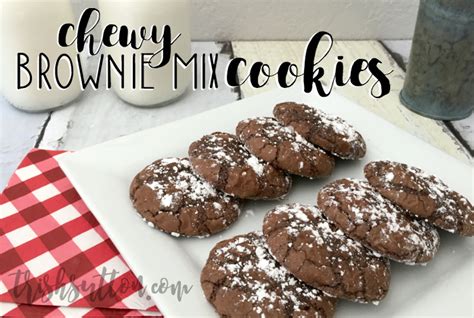 Chewy Brownie Mix Cookie Recipe Need I Say More