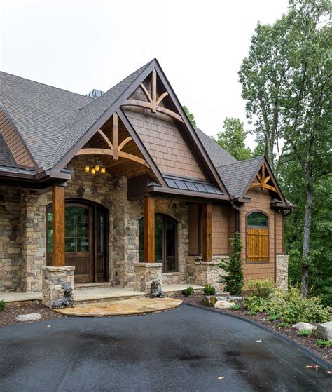 Stone Ridge Luxury Home Built By Buchanan Construction Rustic Houses