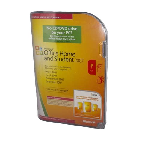 Promo Microsoft Office 2007 Home And Student 3 Lisensi Software Di