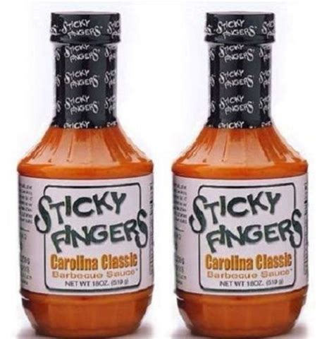 Sticky Fingers Carolina Classic Barbecue Sauce 2 Bottle Pack Shop Jadas