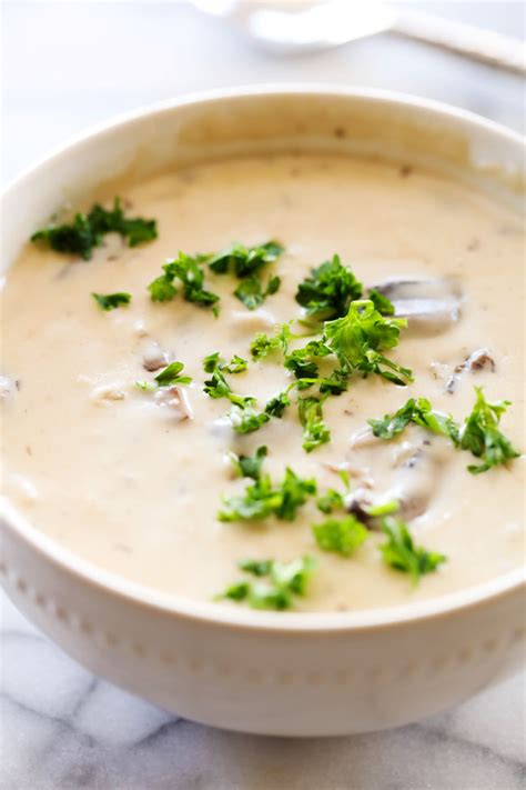 Creamy Mushroom Soup Chef In Training