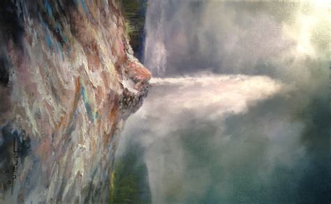 Painting A Geyser In Yosemite National Park Part 1