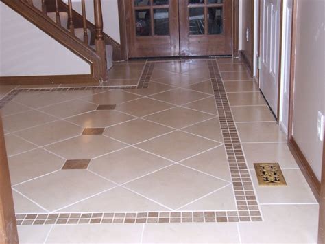 Kitchen Floor Tile Border Ideas Ceramic Tile Designs For Foyer Maybe I