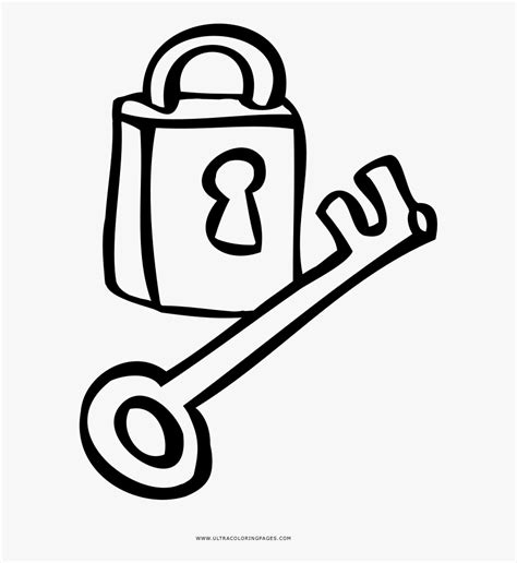 Allows opening of hard locks. Lock And Key Coloring Page , Free Transparent Clipart ...