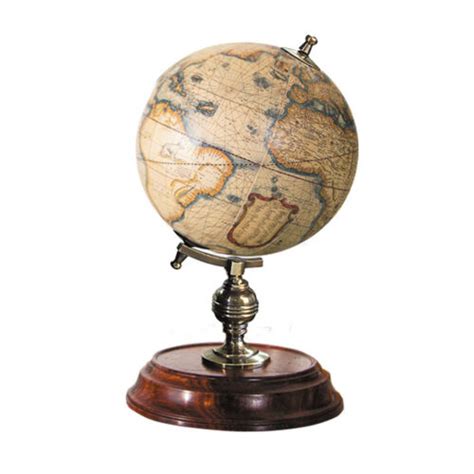 Old World Mercator Tabletop Globe 16th Century Replica Map 775h