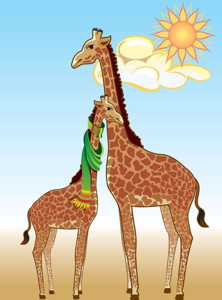 Giraffes Vector Eps Ai Uidownload