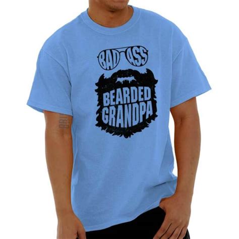 Bearded Hipster Grandpa Dad Joke Fathers Day Mens Tshirts T Shirts Tees