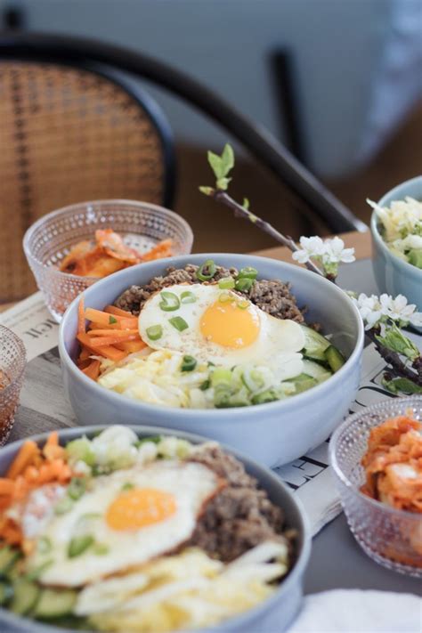 Rezept Koreanisches Bibimbap ganz einfach Gute Güte Bibimbap Rezepte Hauptgericht