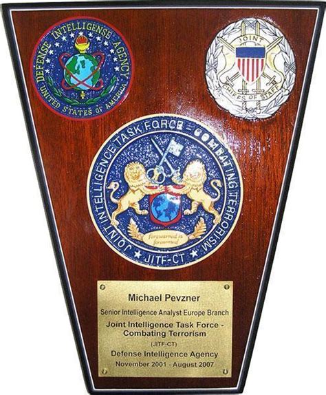 Custom Design Military Retirement Plaque