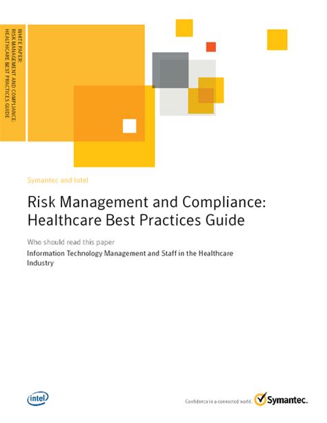 Risk Management And Compliance Healthcare Best Practices Guide