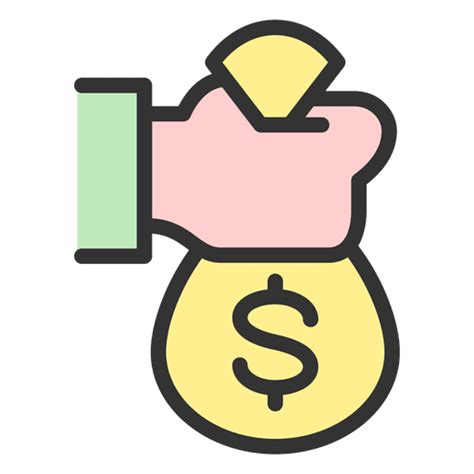Hand Holding Money Bag Transparent Png And Svg Vector File