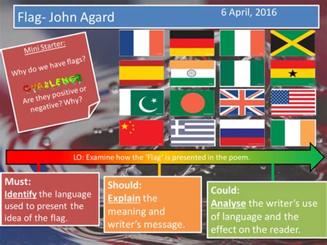 Flag Agard Teaching Resources