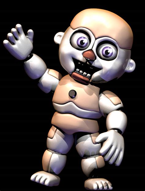 Fnaf Blender Bidybab Render By Ifazbear14i On Deviantart