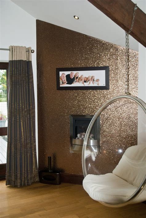 How great would black paint with silver glitter look in your bedroom or corridor walls? Style Pantry | Interior Style Inspiration: Make Your Walls ...
