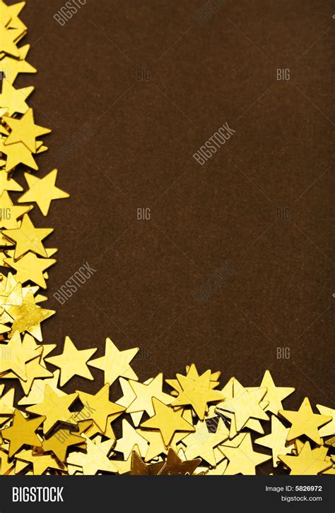 Gold Star Border Image And Photo Free Trial Bigstock