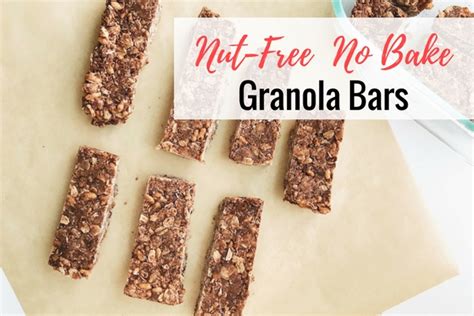 Nut Free No Bake Granola Bar Recipe So Chic Life