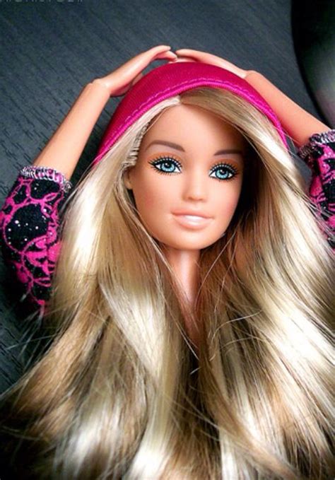 Pin By Deborah Pettie On Hair Barbie Hair Barbie Fashionista Dolls