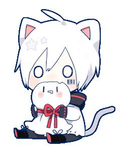 Line Mafumafu Animation Sticker Cat Example With Gif