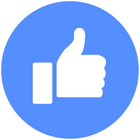 Youtube Facebook Like Button Emoticon Thumbs Up Png Download 1600