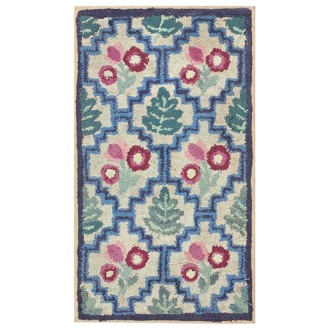 Antique American Hooked Rug For Sale At 1stdibs