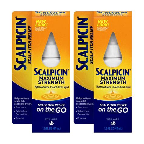 Buy Scalpicin Maximum Strength Scalp Itch Liquid For From Itchy Scalp