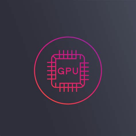 Gpu Graphic Chipset Linear Icon 2929295 Vector Art At Vecteezy