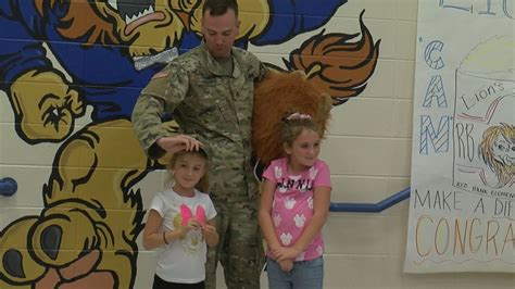 Soldier Surprises Daughters After 5 Month Deployment