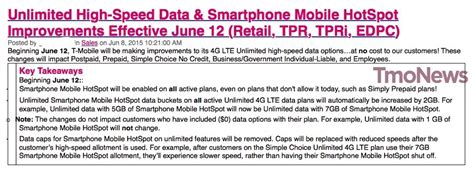 t mobile bringing unlimited data to tethering hotspot users mobile internet resource center