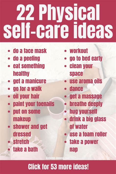 75 Simple Self Care Ideas For A Happy Balanced Life