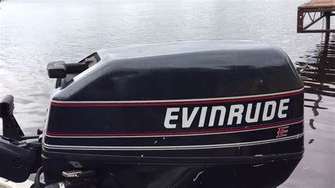 1995 Evinrude 15hp Outboard Motor Youtube