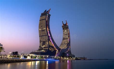 The Crescent Tower In The Newly Developing City Lusail In Qatar