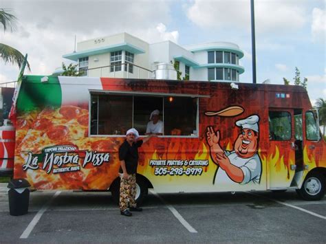 la nostra pizza food trucks in miami fl