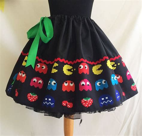 Retro Video Games Skirt Geek Clothes All Sizes 1980s