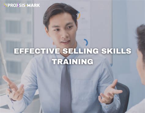 Effective Selling Skills Training Proxsis Mark