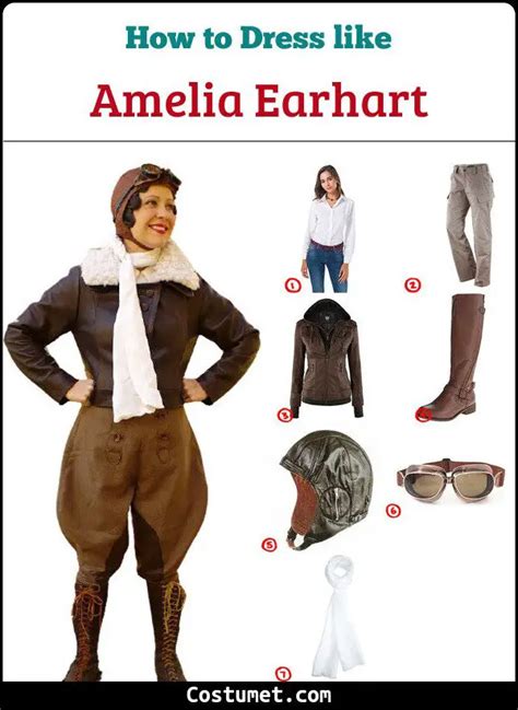 Amelia Earhart Costume For Cosplay And Halloween
