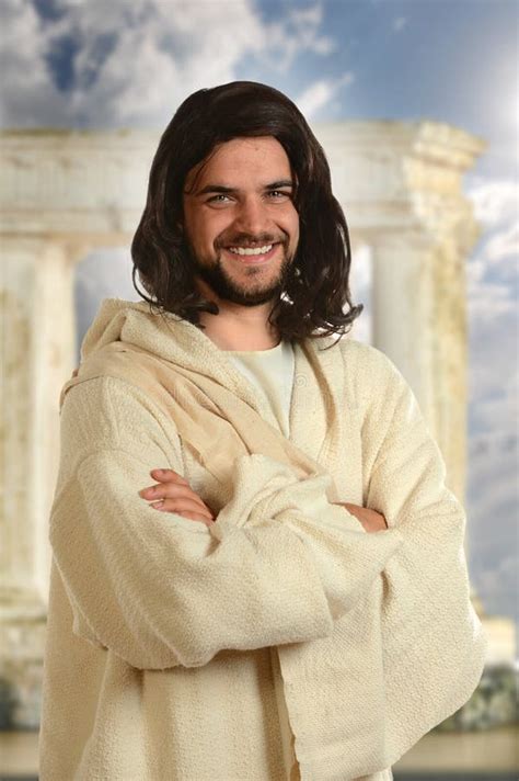 Jesus Smiling Stock Image Image Of Gospel Happy Portrait 34431497