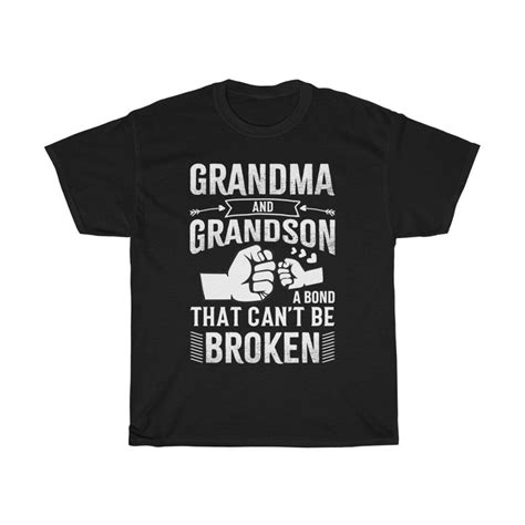 Grandma And Grandson Tee T For Grandma Grandma Shirt Etsy Uk