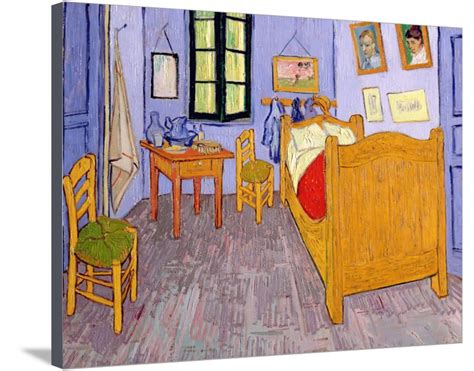 Van Goghs Bedroom At Arles 1889 Stretched Canvas Print Wall Art By