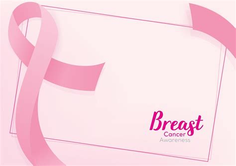 Premium Vector Beautiful Breast Cancer Awareness Campaign Background