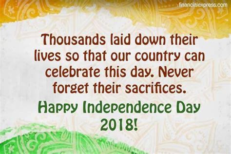 May this spirit of freedom leads us all to success and glory in life. Happy Independence Day 2018: Wishes, Images, Quotes, Sms, Photos, Messages, Gredtings, Whatsapp ...