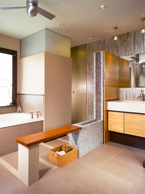Zen Retreat Modern Bathroom Atlanta By Burns Century Interior