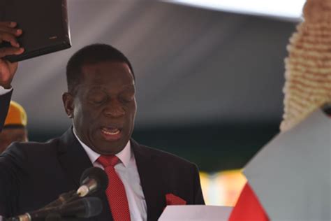 Swearing In Of Zimbabwes New President Emmerson Mnangagwa The Citizen