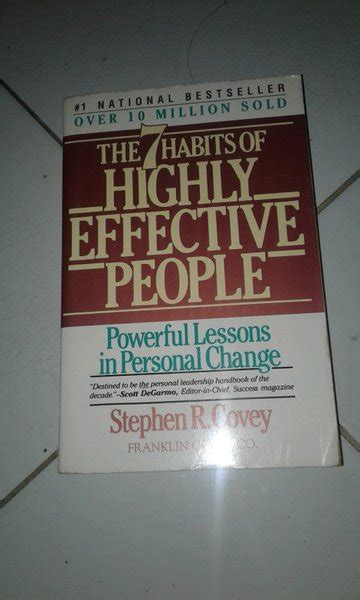 Jual ORIGINAL THE 7 HABITS OF HIGHLY EFFECTIVE PEOPLE -Stephen R Covey ...