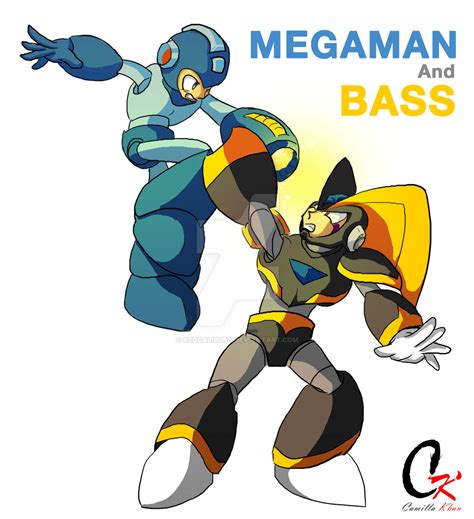 Megaman And Bass By Redcaliburn On Deviantart