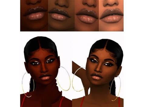 The Sims 4 Clear Lip Gloss By Xxblacksims